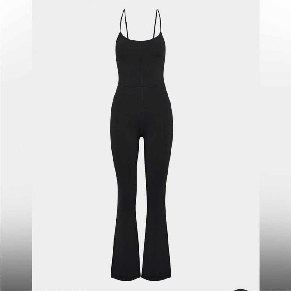 Aritzia Black Flare Jumpsuit